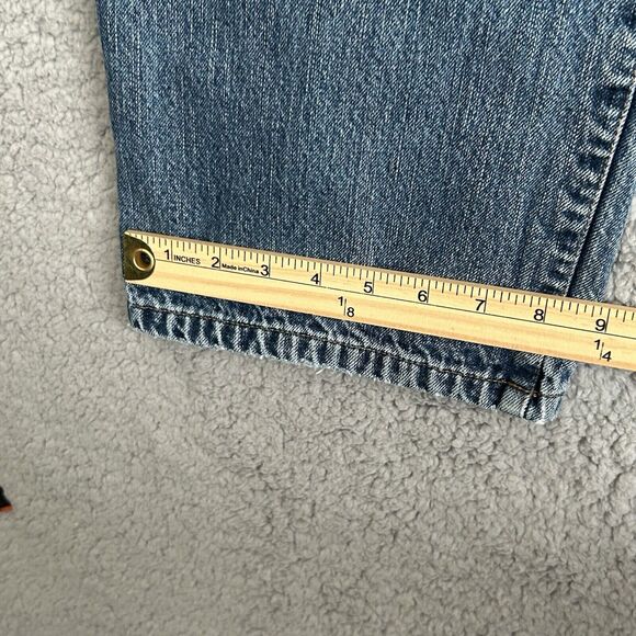 Eddie Bauer Fleece Lined Jeans Mens 38 X 32 Relaxed Fit Denim Outdoor Hunting - Picture 11 of 16